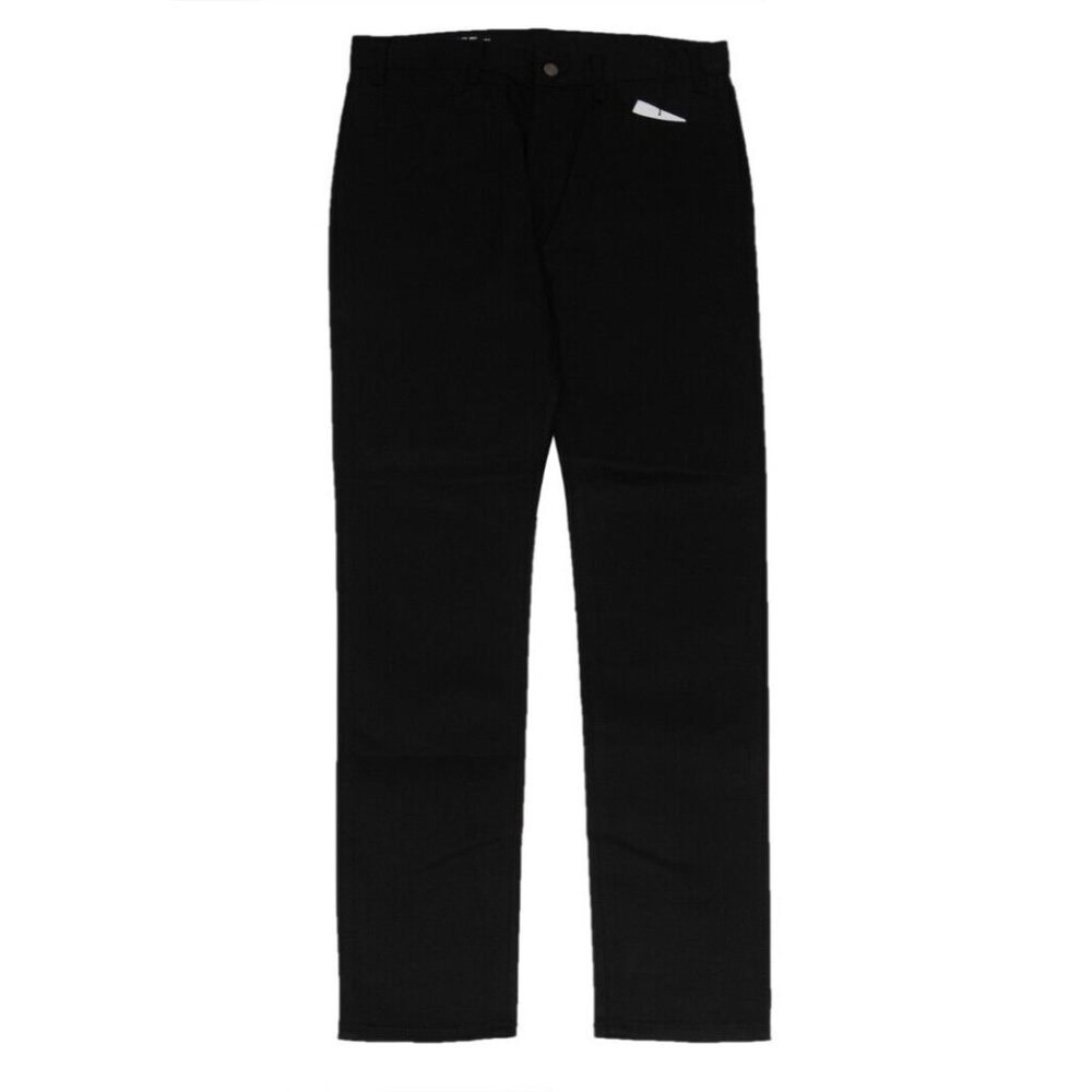 Celine Mens Skinny Jeans Mid Waist M_SK_001  Size US 33x33 Black Denim Hedi